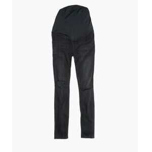 Madewell Maternity Over-the-Belly Skinny Jeans black sea size 25 DR
